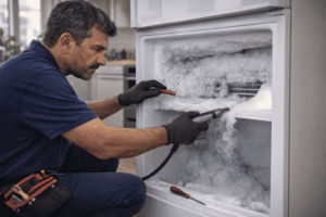 Geladeira com Gelo no Freezer: o que significa