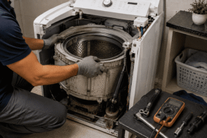 Máquina de lavar faz muito barulho centrifugando: 7 causas